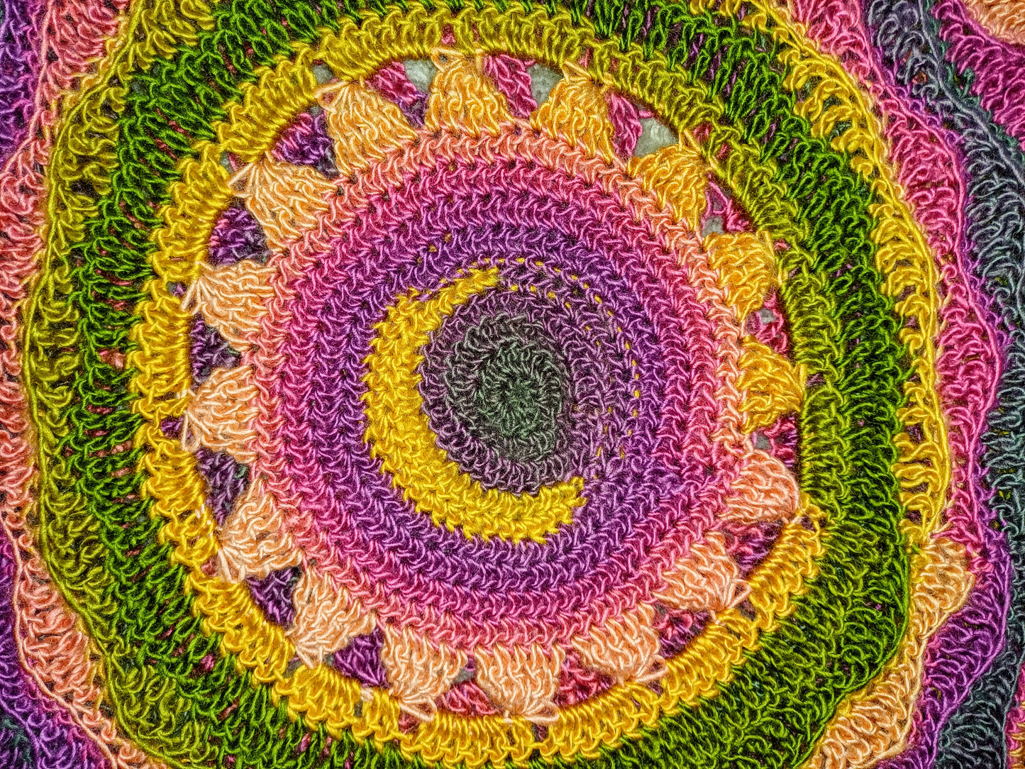 Solstice - Moon, Sun, Stars Reversible Crochet Jumper