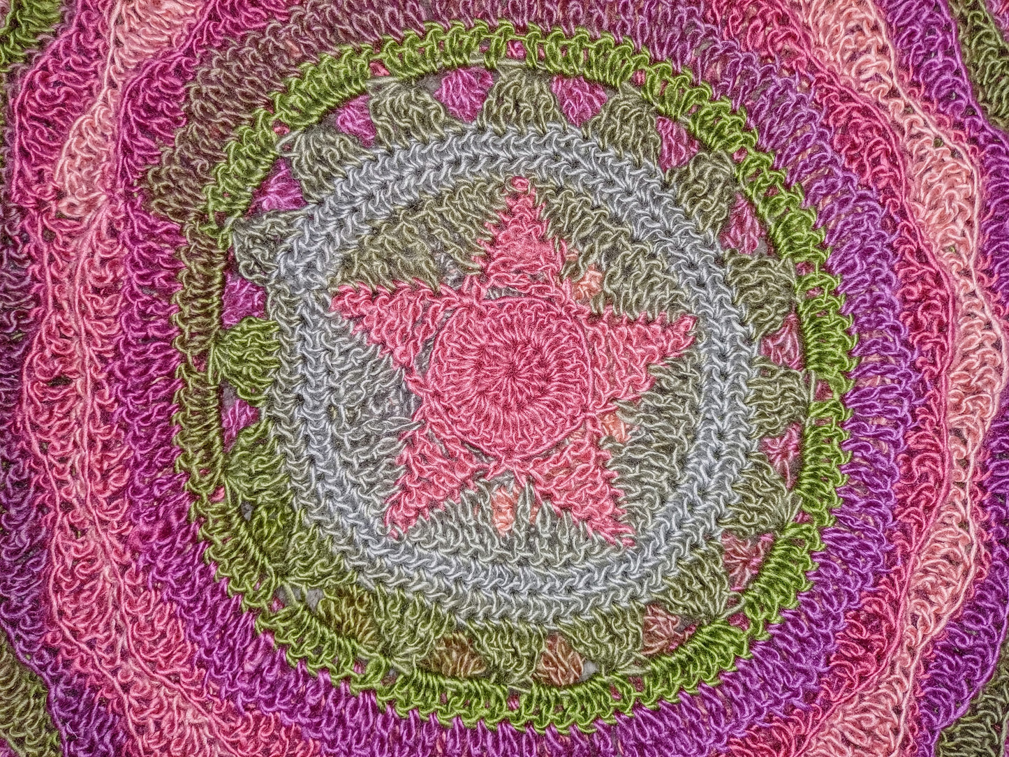 Ostara - Moon, Sun, Stars Reversible Crochet Jumper