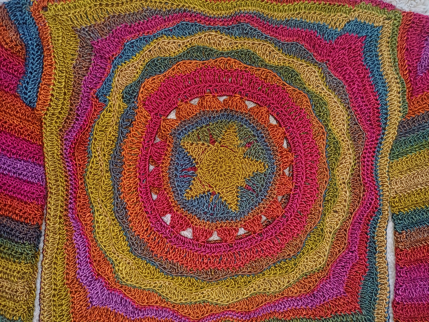 Avalon - Moon, Sun, Stars Reversible Crochet Jumper
