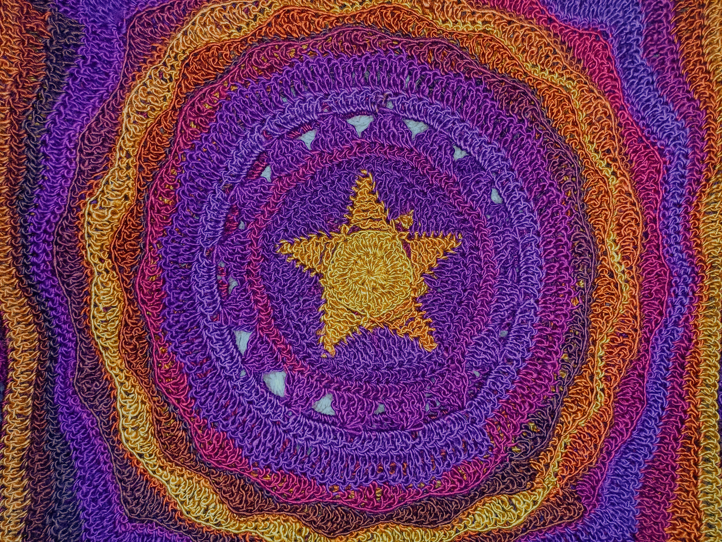 Ember - Moon, Sun, Stars Reversible Crochet Jumper