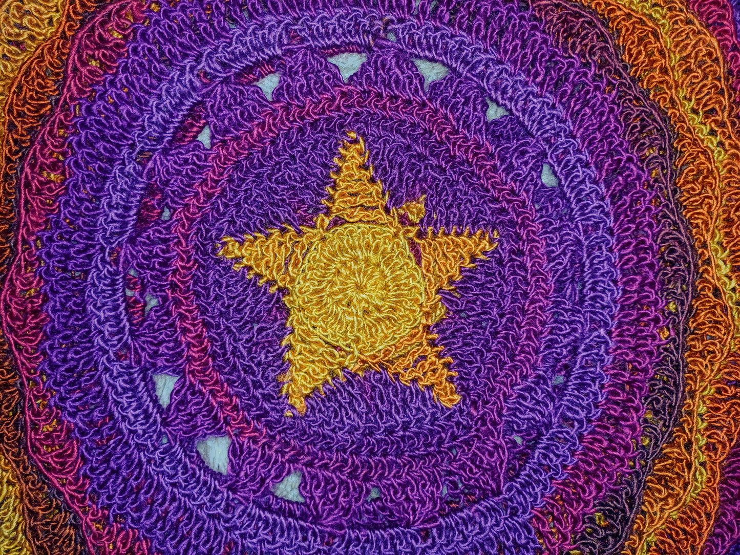 Ember - Moon, Sun, Stars Reversible Crochet Jumper
