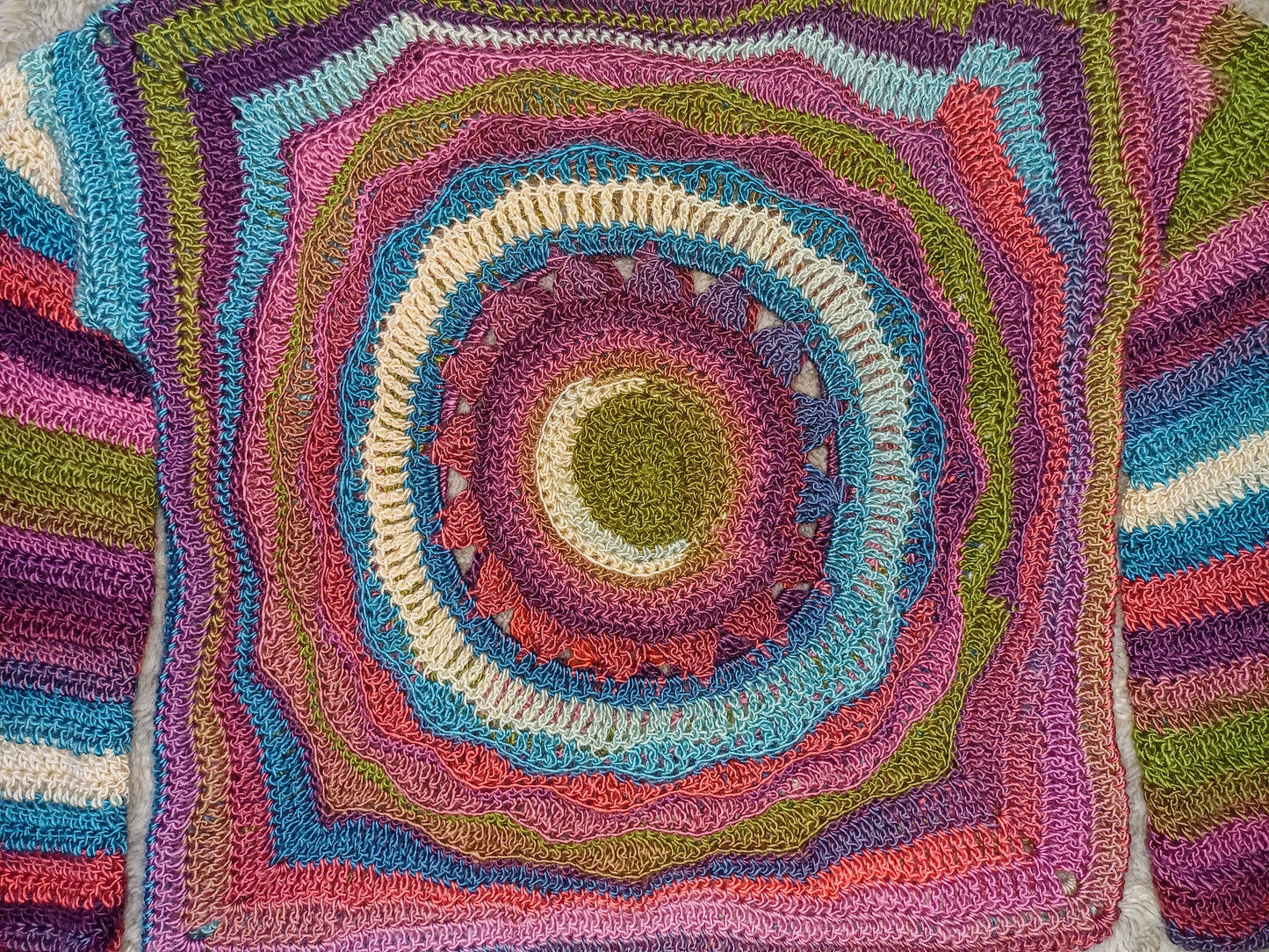 River - Moon, Sun, Stars Reversible Crochet Jumper