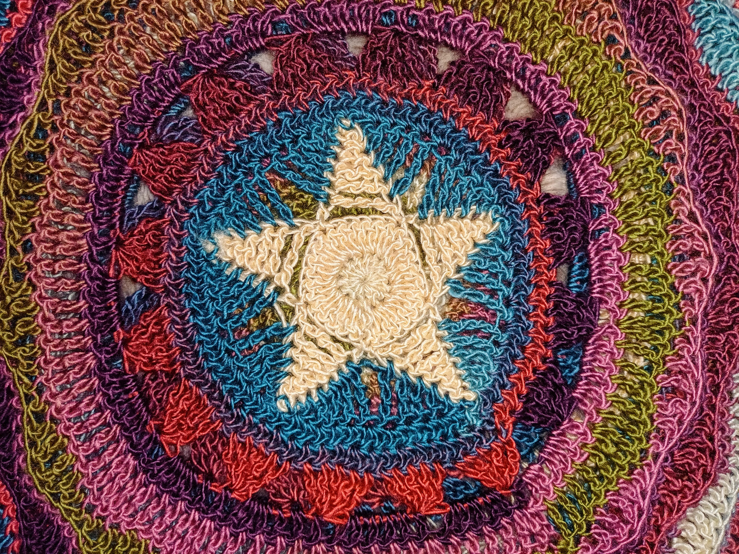 River - Moon, Sun, Stars Reversible Crochet Jumper