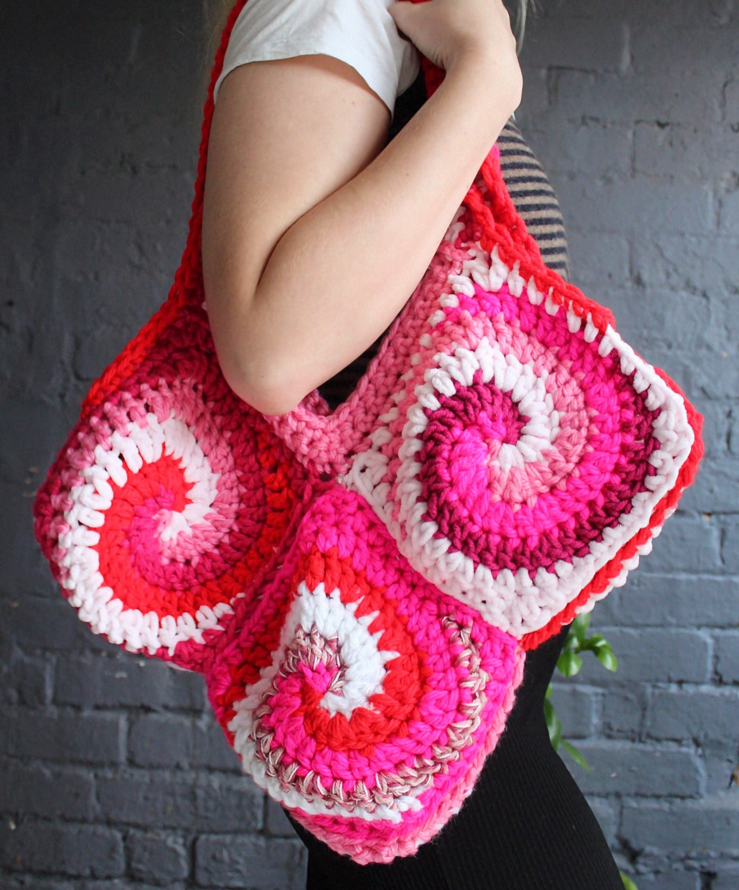 Love Heart Crochet Bag
