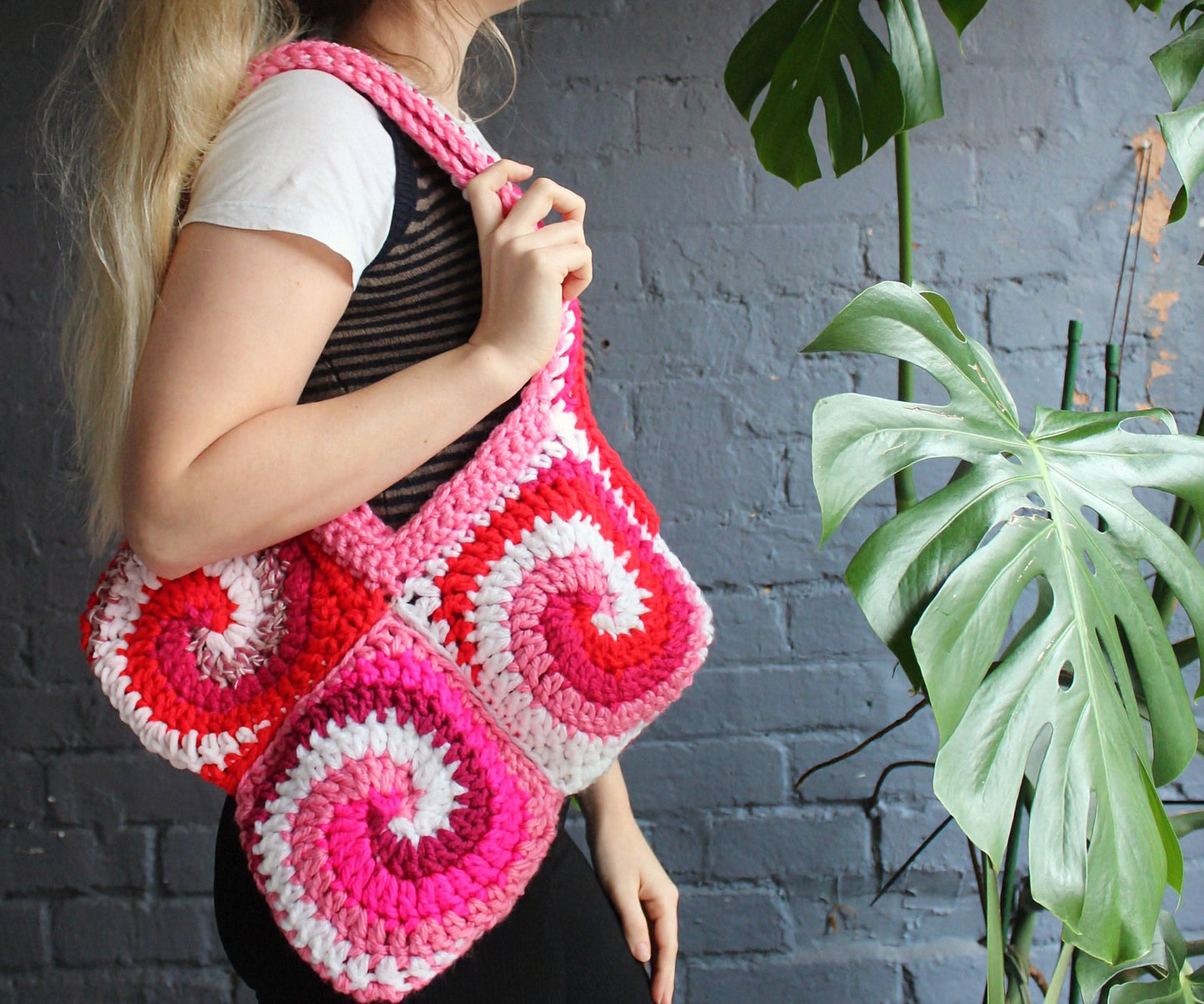 Love Heart Crochet Bag