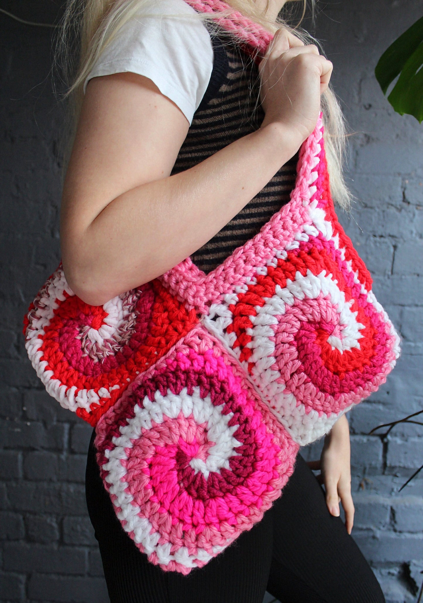 Love Heart Crochet Bag