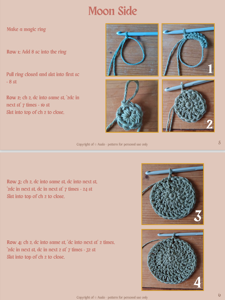 Moon, Sun, Stars Crochet Jumper Pattern