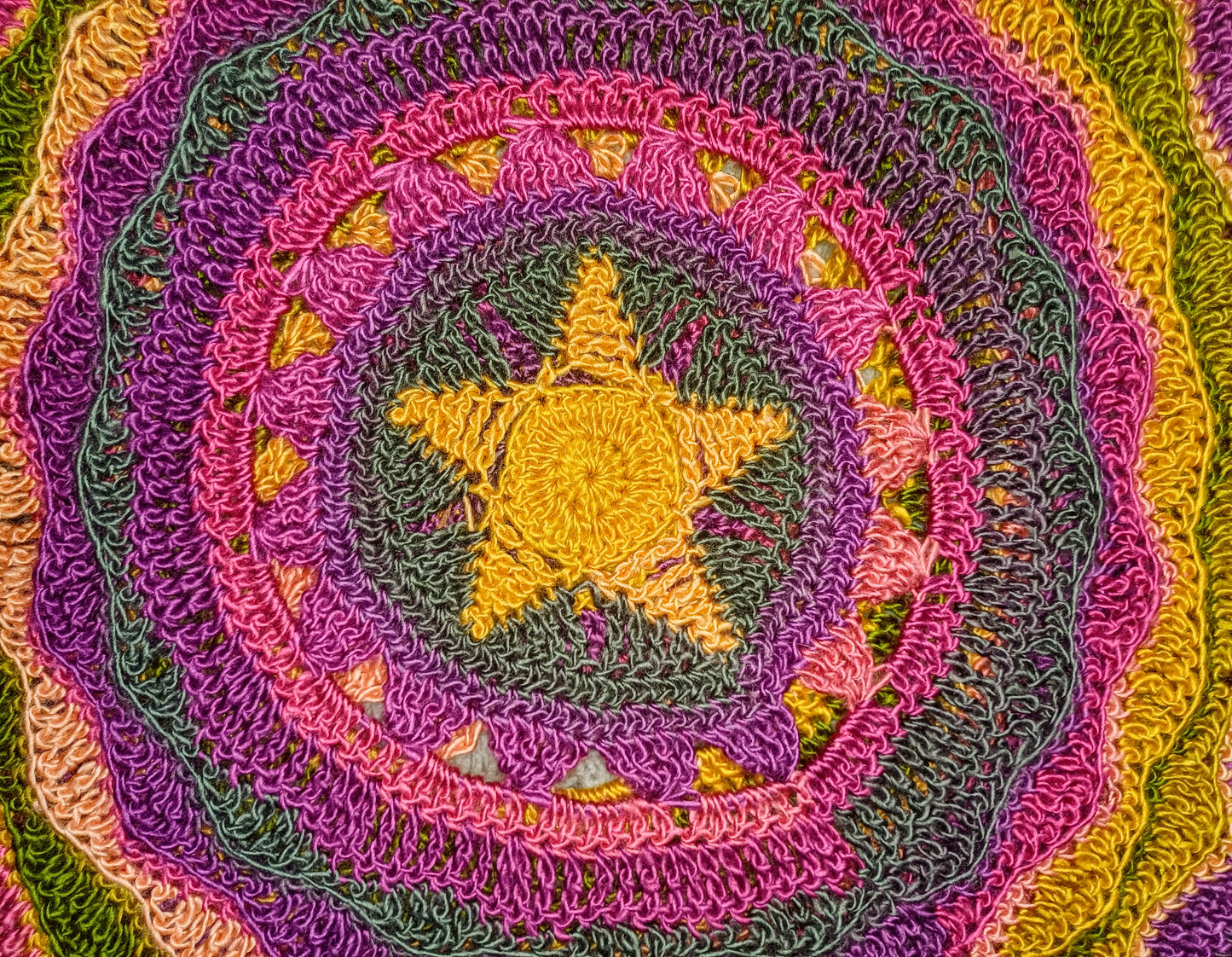 Moon, Sun, Stars Reversible Crochet Jumper - MADE TO ORDER - Customise