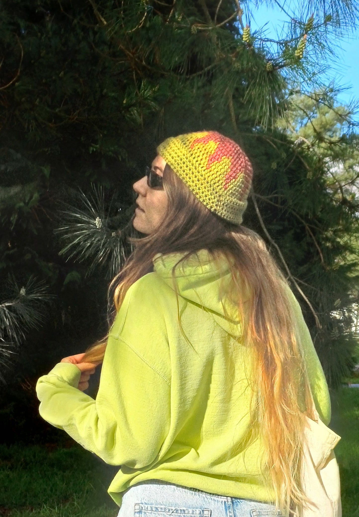 Sun Beanie Crochet Pattern