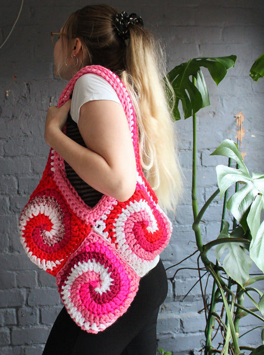 Love Heart Crochet Bag